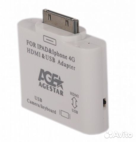 88182211654 Адаптер для iPad Apple AgeStar iphu01 hdmi+ USB