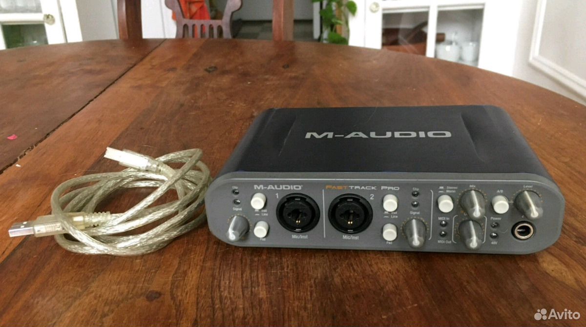 Звуковая карта m audio fast track pro