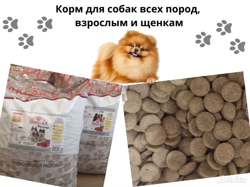 Корм для собак всех пород, взрослым и щенкам купить на Зозу.ру - фотография № 1