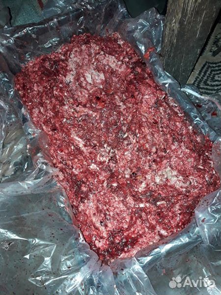 Мясо корм для собак (обрезь) говядина купить на Зозу.ру - фотография № 2