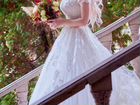 Свадебное платье с длинным шлейфом объявление продам