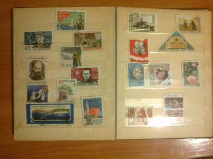 Коллекция марок СССР 60-х