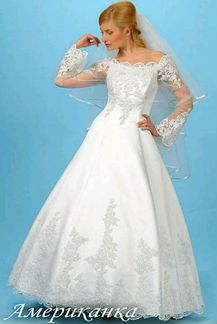 Нежное новое свадебное платье
