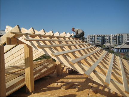 Ремонт строительство крыш домов