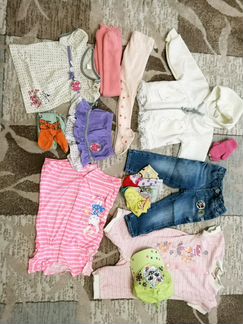 Вещи на девочку пакетом (9-12 месяцев)