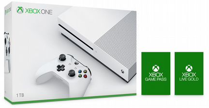 Xbox One S 1TB новый, гарантия 1 год