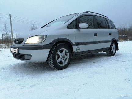 Opel Zafira 1.8 МТ, 2001, 300 000 км
