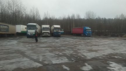 Стоянка грузовиков