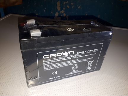 Батарея ибп Crown 12в 7.2Ач