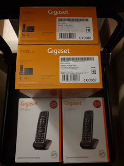 Телефоны gigaset C530 (комплект 4 трубки и 2 базы)
