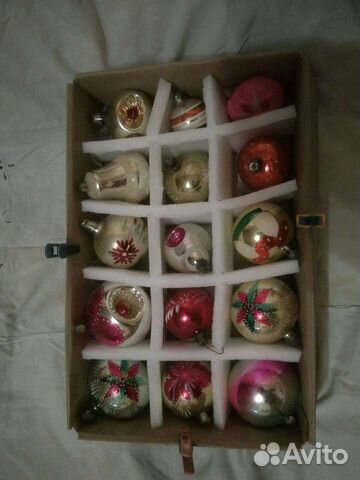 Елочные игрушки (Набор 3 шары)