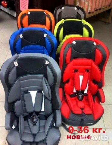 Новое автокресло 9-36 кг (1-12лет)