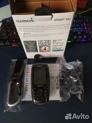 Новый туристический навигатор Garmin GPSmap 64st