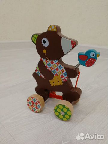 Деревянные каталки, машинки, животные