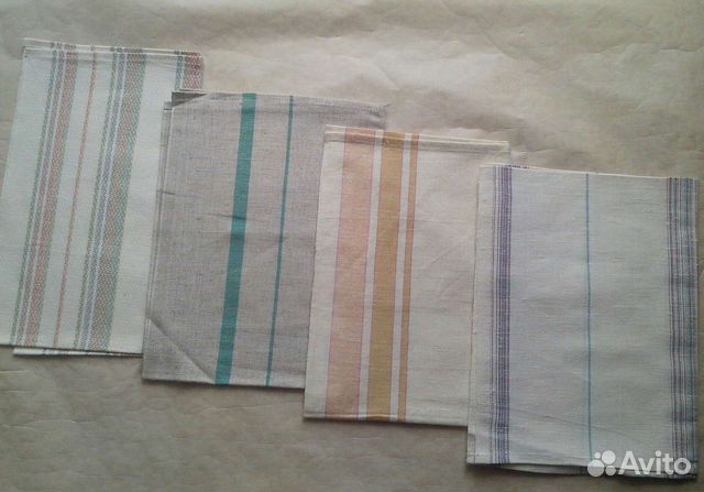 Полотенца льняные, ткань полотенечная
