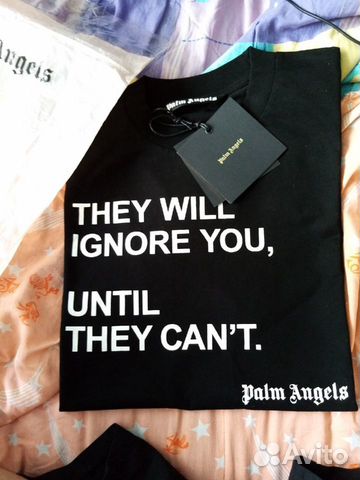 Blaсk XL T-shirt Palm Angels