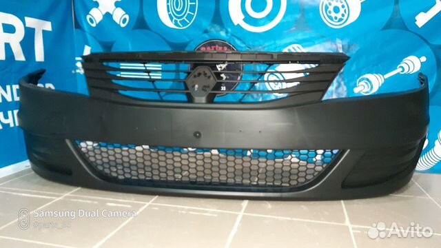 Бампер передний Renault Logan фаза 2