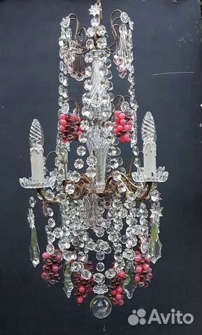 Антикварная люстра Baccarat
