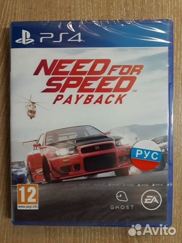 PS4 диск NFS (Need For Speed) Payback,новый,в упак