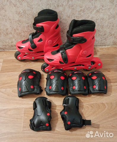 Роликовые коньки детские раздвижные
