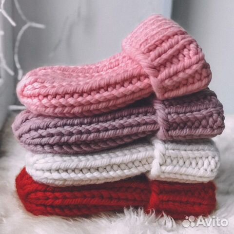 Шапка крупной вязки, вязаная шапка