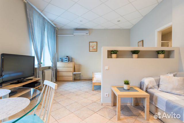 

Квартира-студия, 32 м², 2 кровати