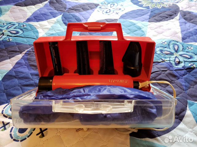 Фен для волос Мечта с насадками, 1986 г