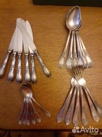Столовые приборы мельхиор СССР