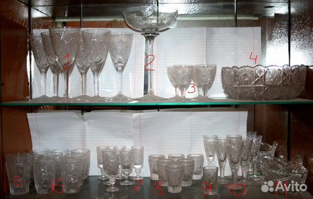 Хрусталь СССР рюмка фужер стопка ваза салатник