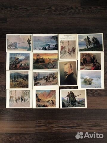 Открытки художественные. наборами. СССР