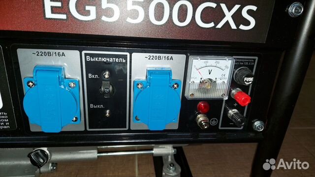 Генератор honda, новый, мощность 5,5 кВт