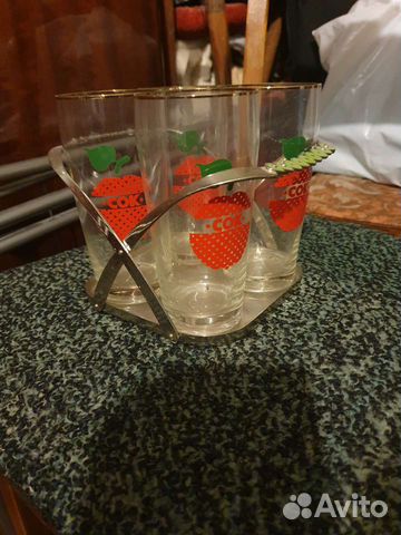 Стаканы СССР на подставке