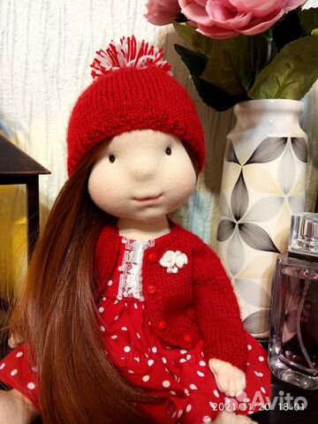 Текстильная интерьерная кукла