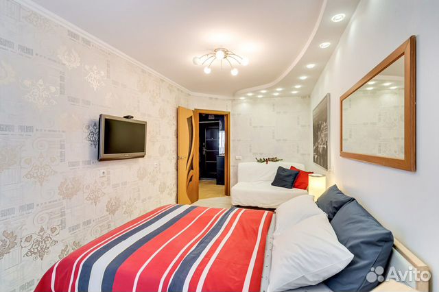 

1-к. квартира, 46 м², 2 кровати