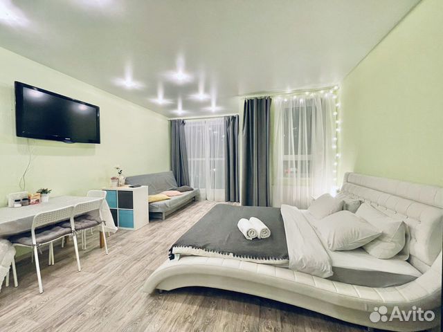 

Квартира-студия, 33 м², 2 кровати