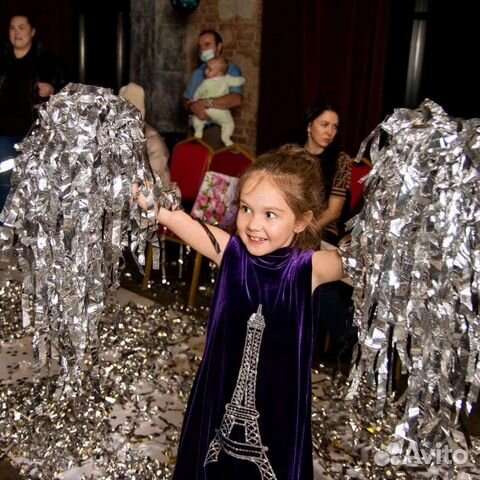 Серебряное шоу на детский праздник