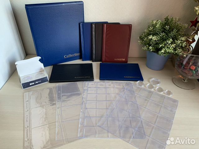 Альбом для монет и банкнот, холдеры, капсулы