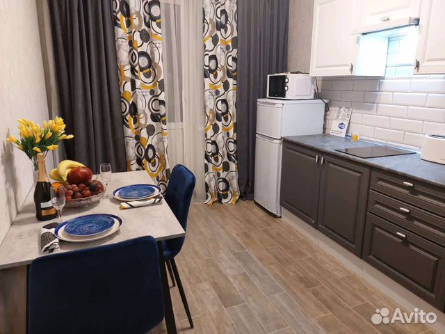 

1-к. квартира, 40 м², 2 кровати