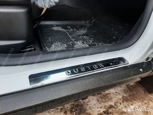 Накладки на пороги Renault Duster 2 c 2021г г 4шт