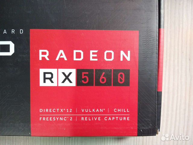 Видеокарта RX 560 4gb (gddr5/128bit)