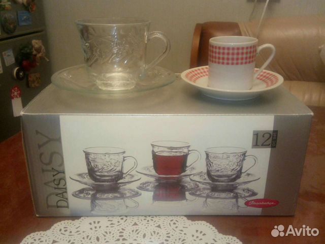 Чайные и кофейные пары новые в коробках