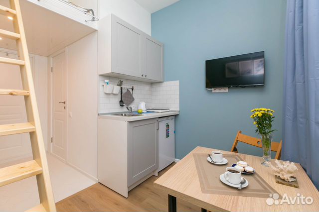 

Квартира-студия, 12 м², 2 кровати