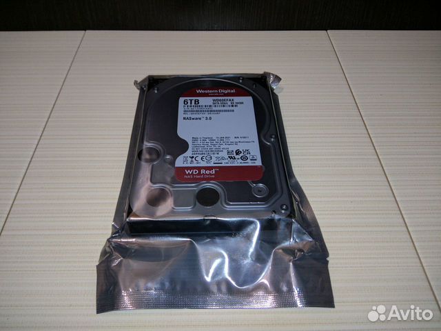 Жесткий диск 6 тб HDD WD Red NAS новый