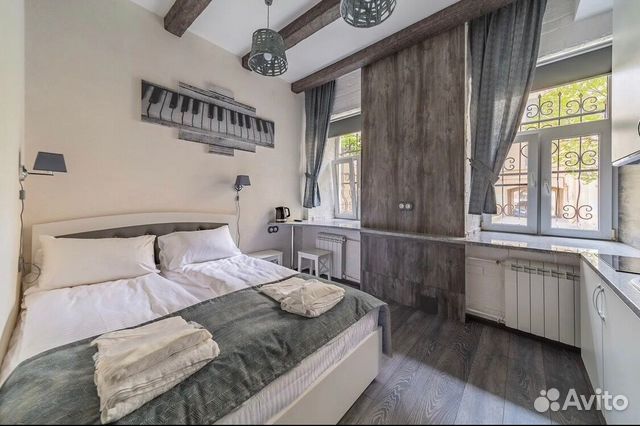 

Квартира-студия, 15 м², 1 кровать