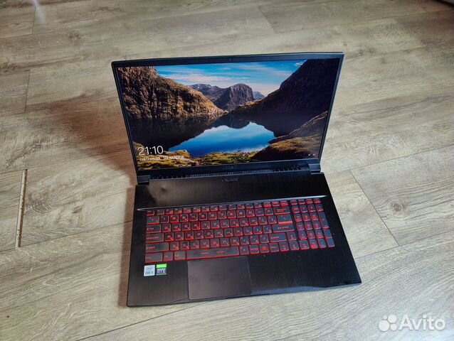 Игровой ноутбук MSI 17,3. i5, RTX 3050, SSD 512, R