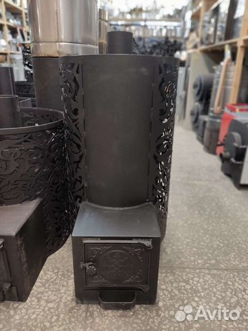 Печь Д-426 Сетка (2 каменки)