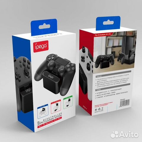 PS4, XBox One, Nintendo зарядка для контроллеров