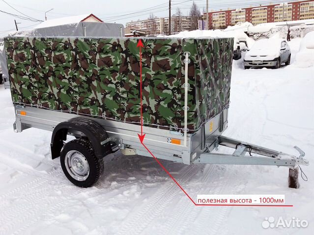 Прицеп легковой сст 2,5х1,3 с тентом