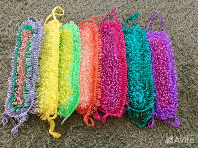 Мочалка ручной работы