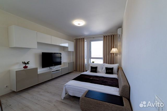 

Квартира-студия, 35 м², 1 кровать